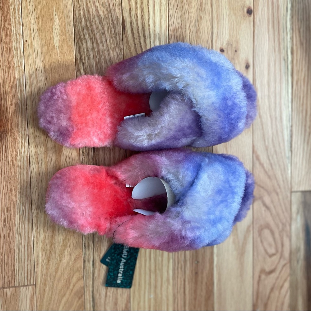 Emu Australia Colorful Fuzzy Slippers